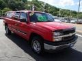 2004 Victory Red Chevrolet Silverado 1500 LS Extended Cab 4x4  photo #2