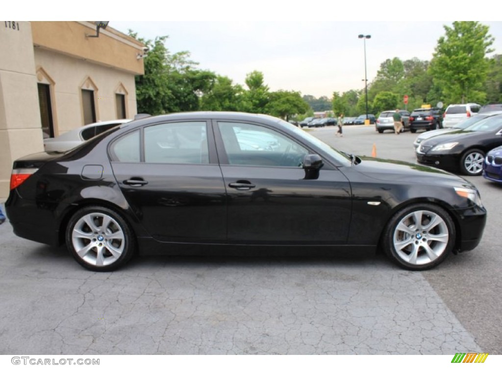 Jet Black 2007 BMW 5 Series 550i Sedan Exterior Photo #81155483