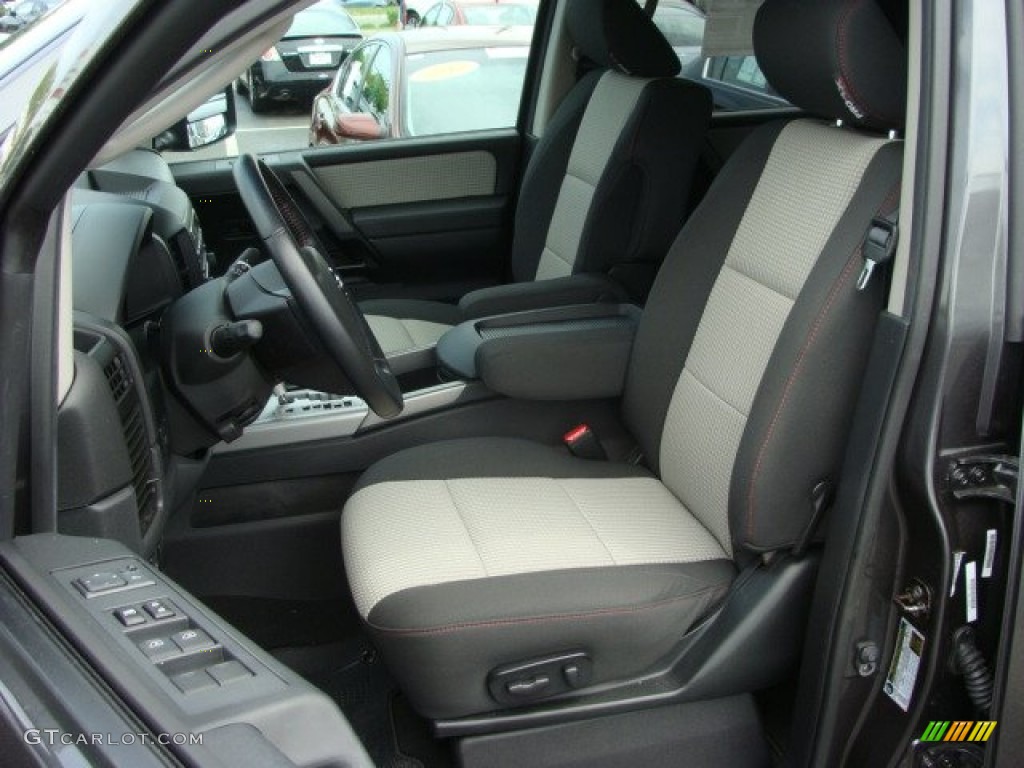2010 Nissan Titan PRO-4X Crew Cab 4x4 Interior Color Photos