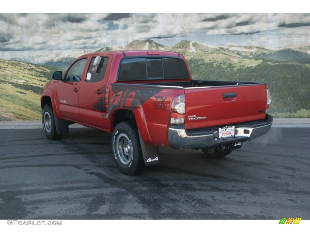 2013 Tacoma TX Pro Double Cab 4x4 - Barcelona Red Metallic / Graphite photo #2