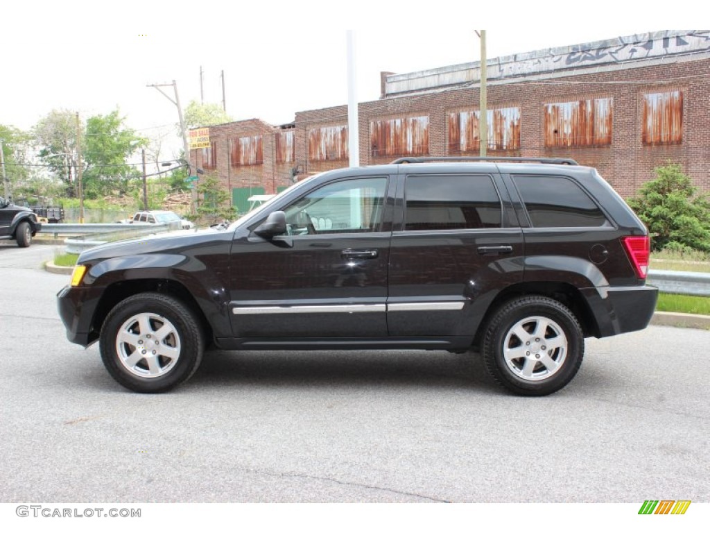 Brilliant Black Crystal Pearl 2010 Jeep Grand Cherokee Laredo 4x4 Exterior Photo #81156693