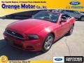 2013 Red Candy Metallic Ford Mustang V6 Premium Convertible  photo #1