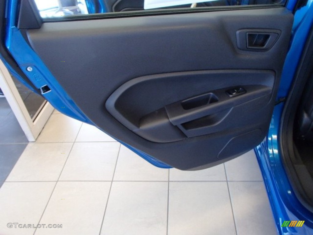 2013 Fiesta Titanium Hatchback - Blue Candy / Charcoal Black Leather photo #12