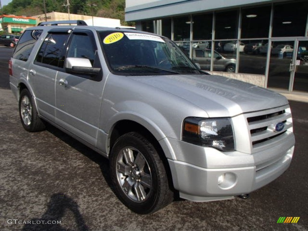 2010 Expedition Limited 4x4 - Ingot Silver Metallic / Charcoal Black photo #2