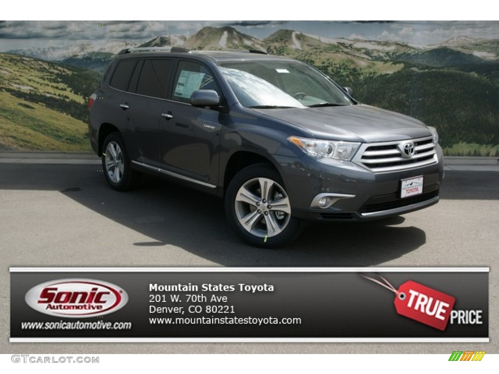 2013 Highlander Limited 4WD - Magnetic Gray Metallic / Black photo #1