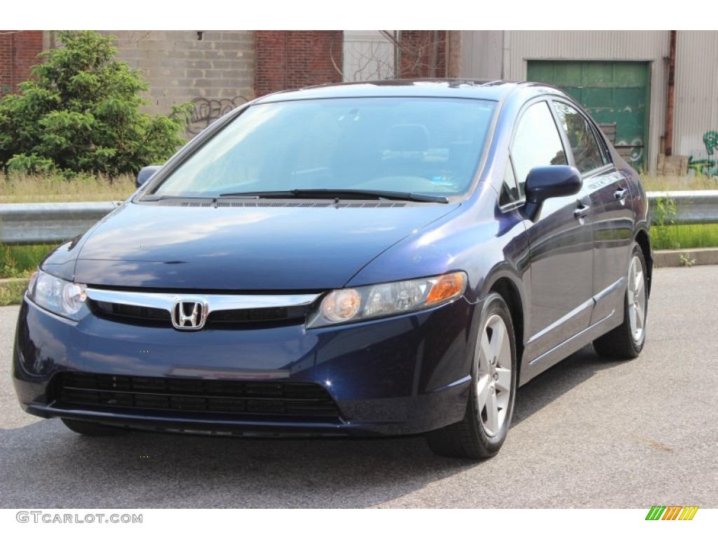 Royal Blue Pearl 2006 Honda Civic EX Sedan Exterior Photo #81158295