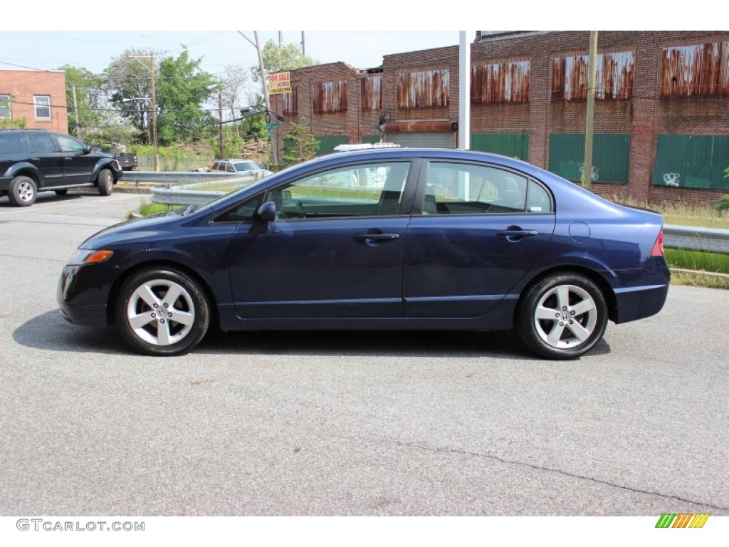 Royal Blue Pearl 2006 Honda Civic EX Sedan Exterior Photo #81158310