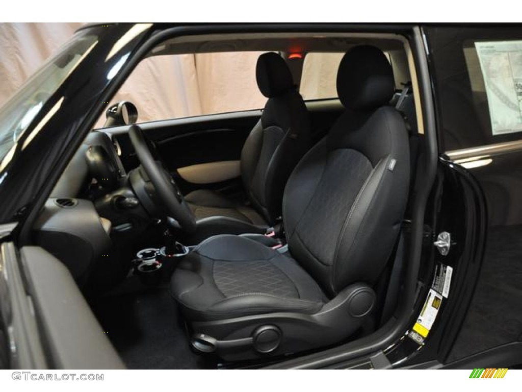 Rooftop Gray Cross Check Interior 2013 Mini Cooper Hardtop Baker Street Package Photo #81159017