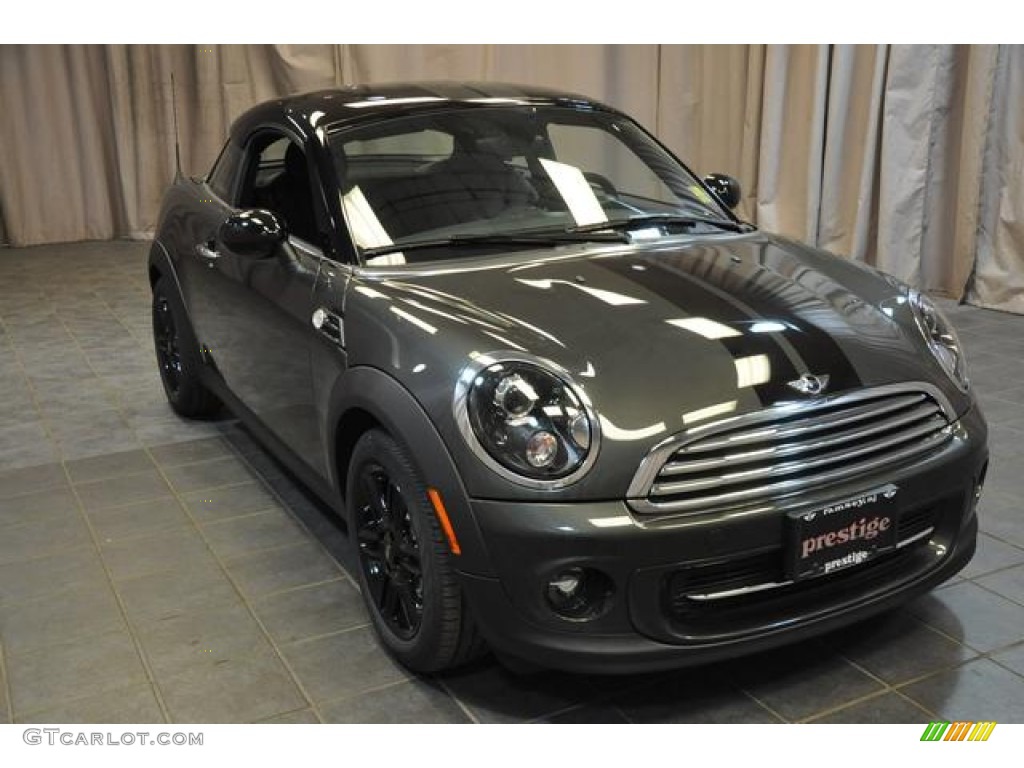 2013 Cooper Coupe - Eclipse Gray Metallic / Carbon Black photo #4