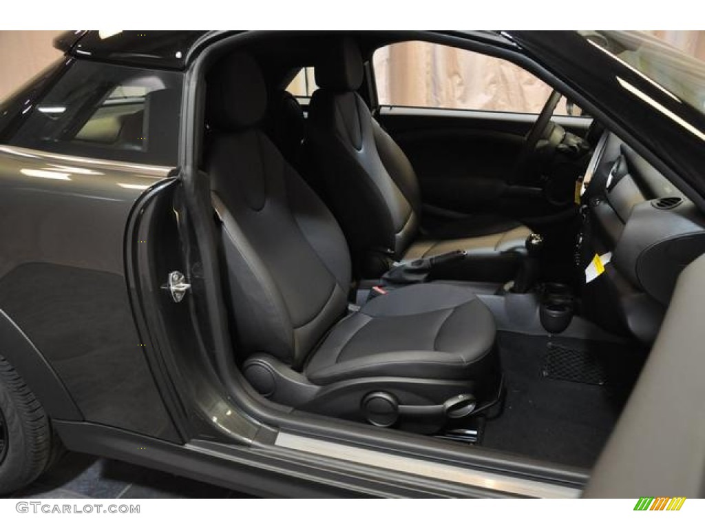 2013 Cooper Coupe - Eclipse Gray Metallic / Carbon Black photo #7