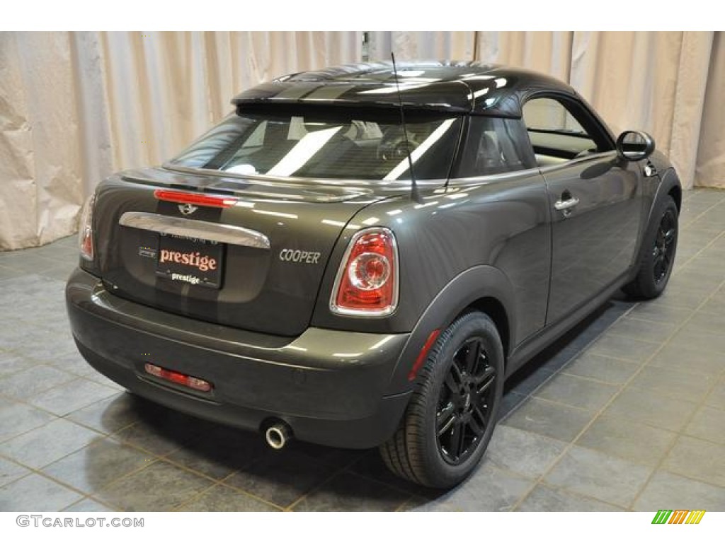 2013 Cooper Coupe - Eclipse Gray Metallic / Carbon Black photo #12