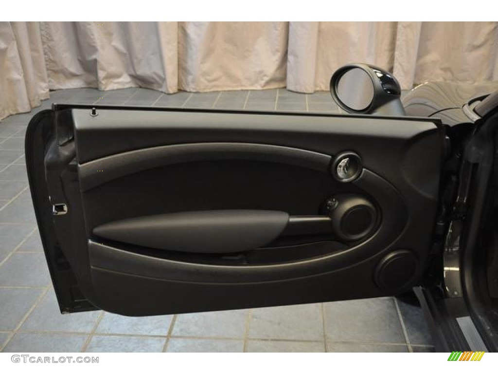 2013 Cooper Coupe - Eclipse Gray Metallic / Carbon Black photo #21