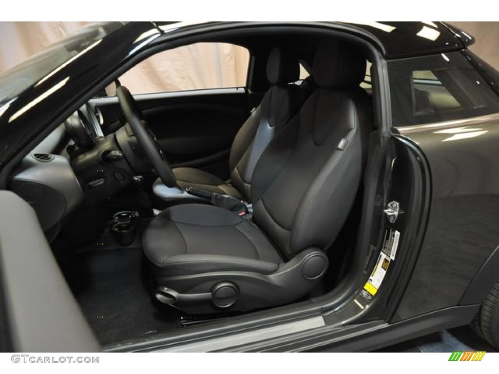 2013 Cooper Coupe - Eclipse Gray Metallic / Carbon Black photo #23