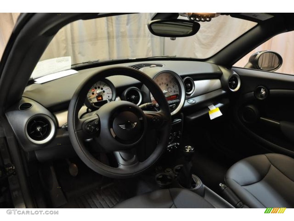 2013 Cooper Coupe - Eclipse Gray Metallic / Carbon Black photo #25