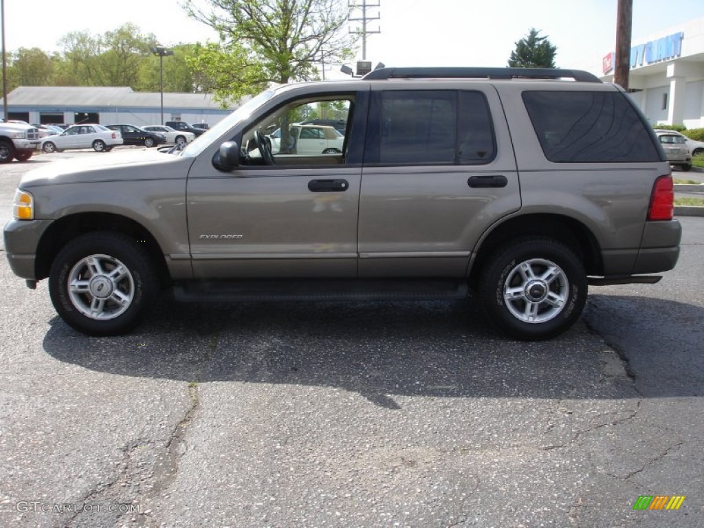 2005 Explorer XLT 4x4 - Mineral Grey Metallic / Medium Parchment photo #9