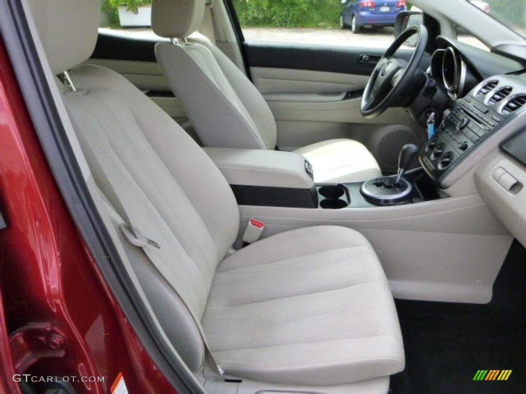 Sand Interior 2010 Mazda CX-7 i Sport Photo #81160743
