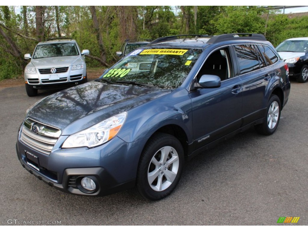 2013 Outback 2.5i Premium - Twilight Blue Metallic / Black photo #3