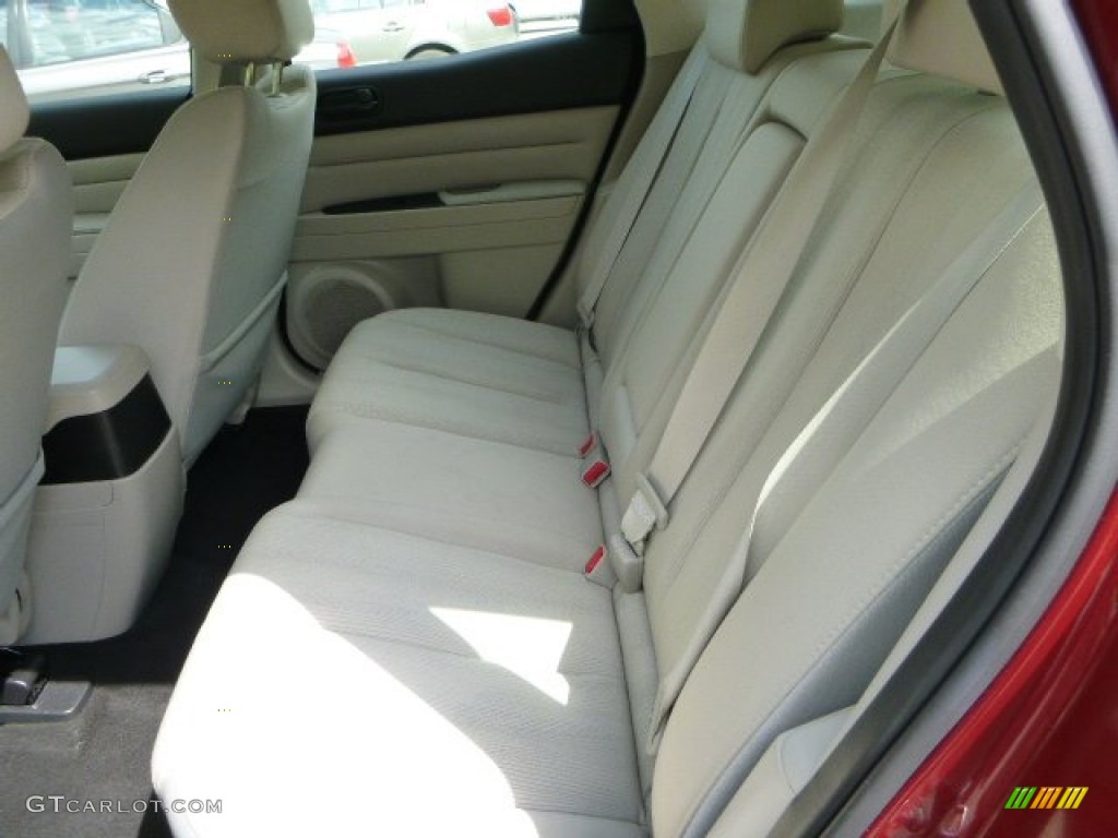 Sand Interior 2010 Mazda CX-7 i Sport Photo #81160815