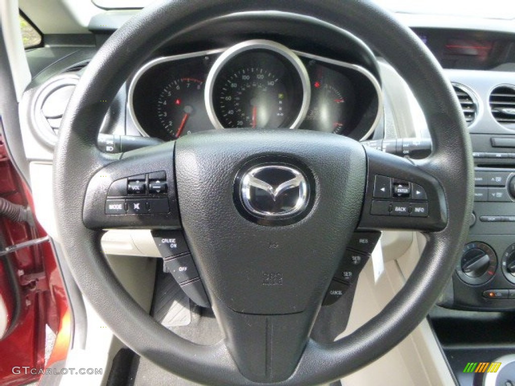 2010 Mazda CX-7 i Sport Steering Wheel Photos