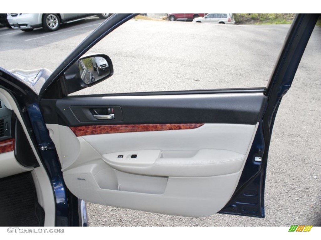 2010 Subaru Legacy 3.6R Limited Sedan Warm Ivory Door Panel Photo #81161514