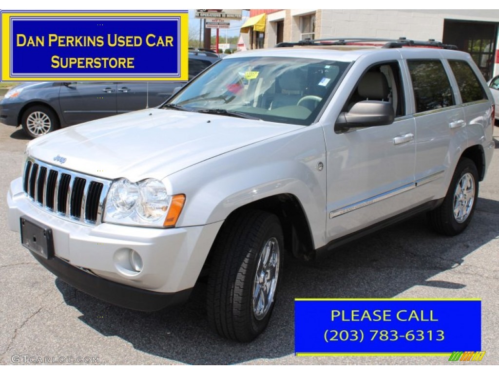 2006 Grand Cherokee Limited 4x4 - Bright Silver Metallic / Medium Slate Gray photo #1