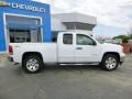 2008 Summit White GMC Sierra 1500 SLE Extended Cab 4x4  photo #2