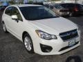 2012 Satin White Pearl Subaru Impreza 2.0i Premium 5 Door  photo #3