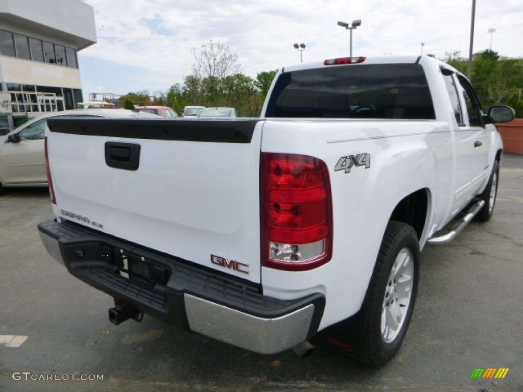 Summit White 2008 GMC Sierra 1500 SLE Extended Cab 4x4 Exterior Photo #81162129