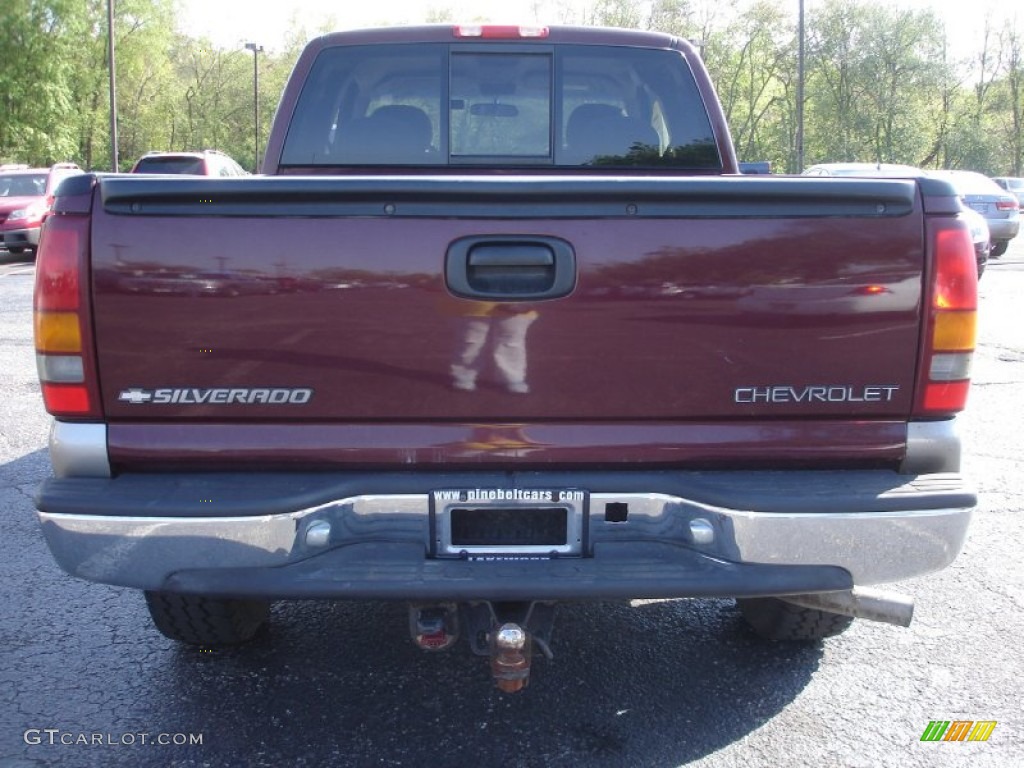 1999 Silverado 1500 Z71 Extended Cab 4x4 - Dark Carmine Red Metallic / Medium Oak photo #5