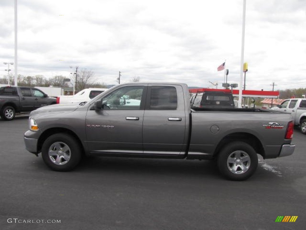 2012 Ram 1500 SLT Quad Cab 4x4 - Mineral Gray Metallic / Dark Slate Gray/Medium Graystone photo #8