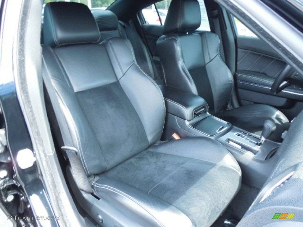 Black Interior 2012 Dodge Charger R/T Road and Track Photo #81163877