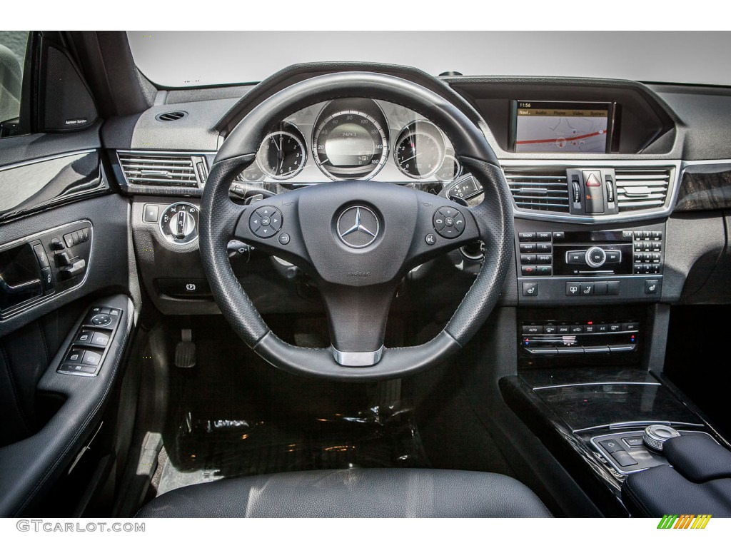 2011 Mercedes-Benz E 350 Sedan Black Dashboard Photo #81164010