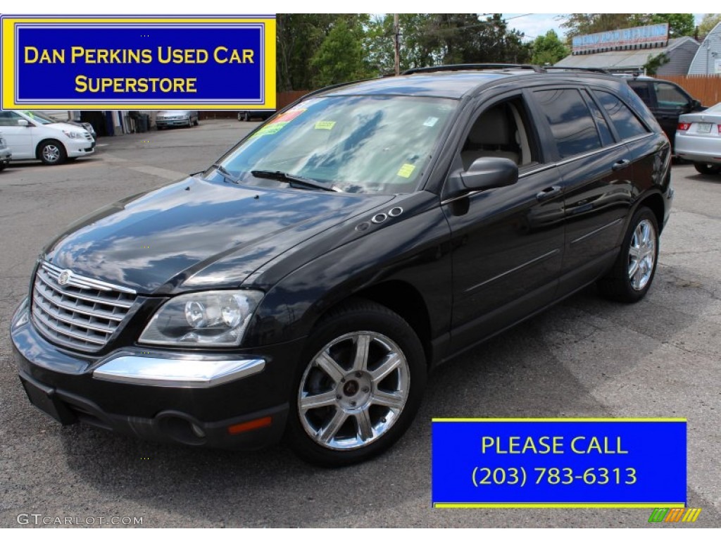 2005 Pacifica Touring AWD - Brilliant Black / Light Taupe photo #1