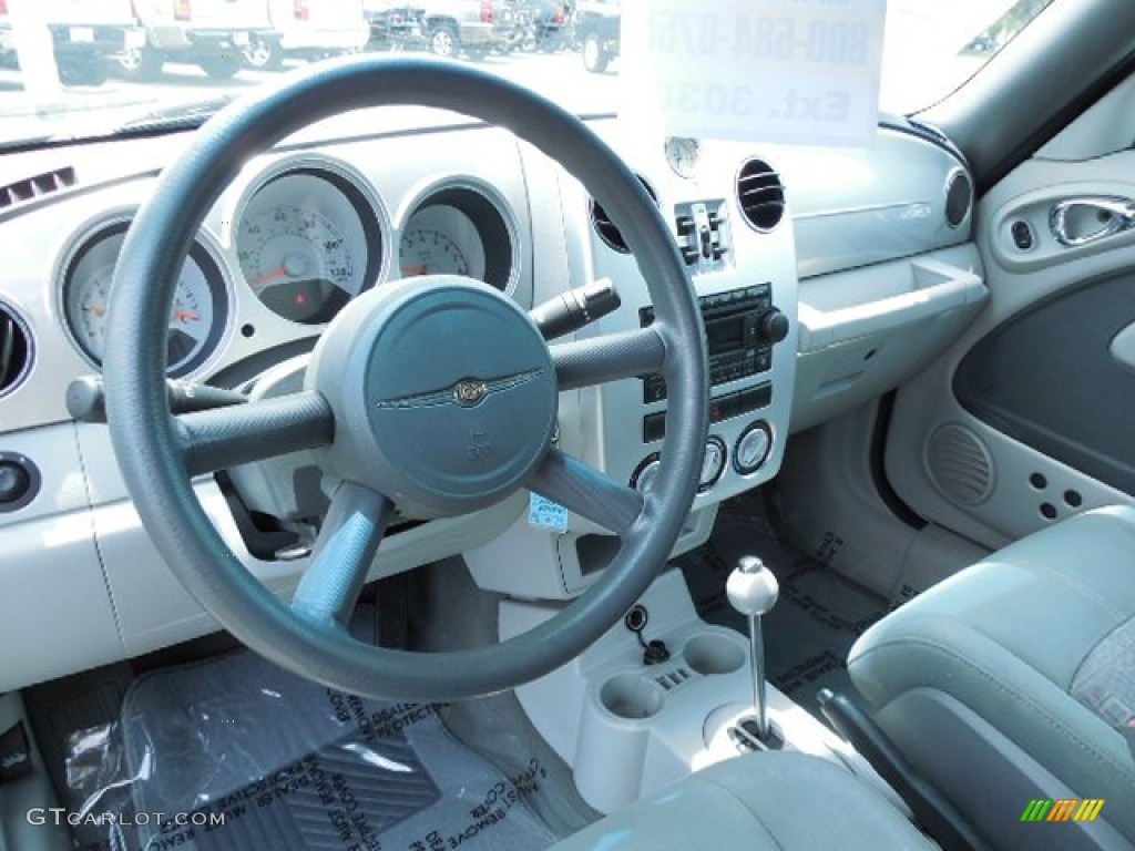 2007 Chrysler PT Cruiser Convertible Pastel Slate Gray Dashboard Photo #81164854