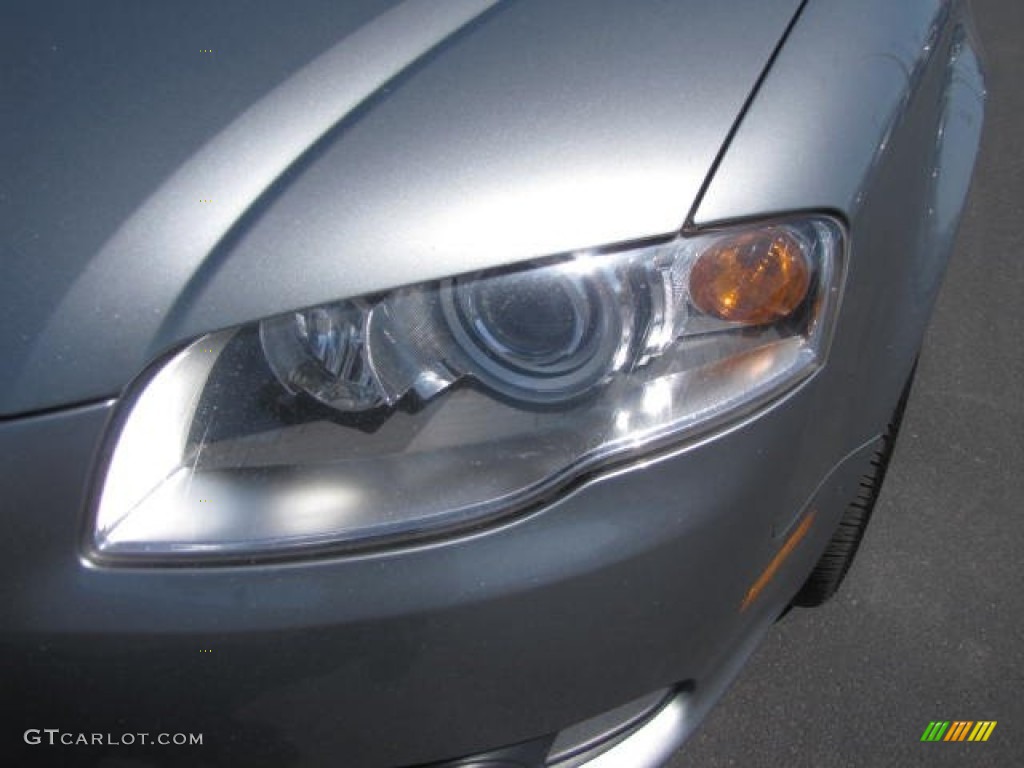 2008 A4 3.2 Quattro S-Line Sedan - Quartz Grey Metallic / Black photo #9