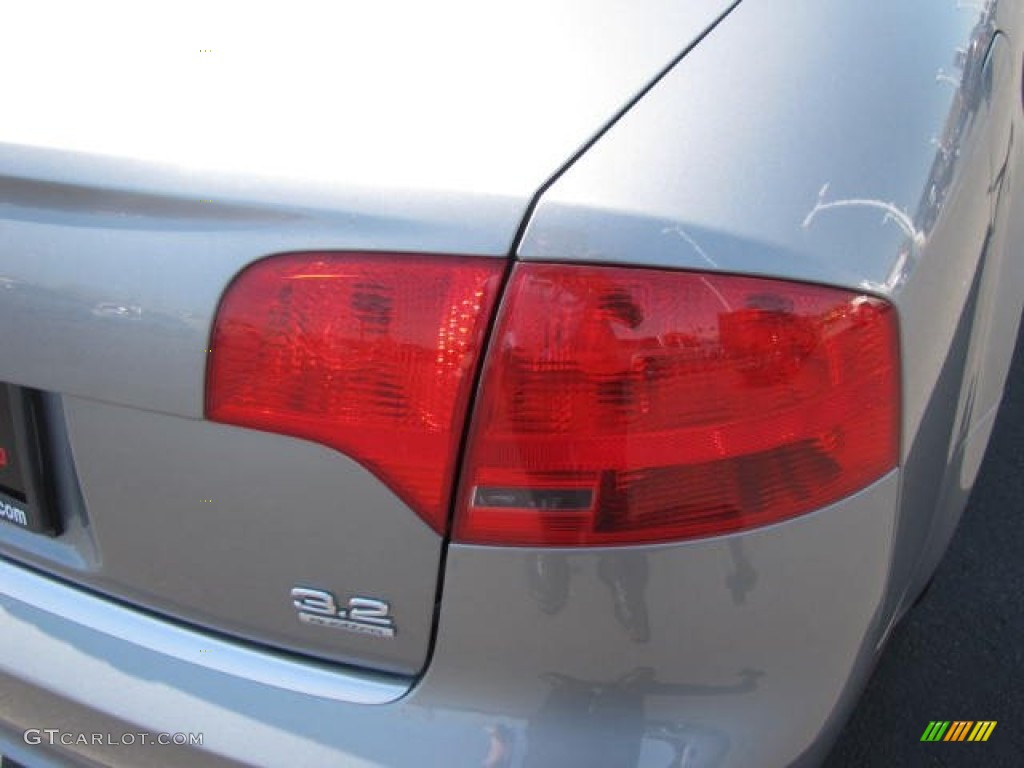 2008 A4 3.2 Quattro S-Line Sedan - Quartz Grey Metallic / Black photo #11
