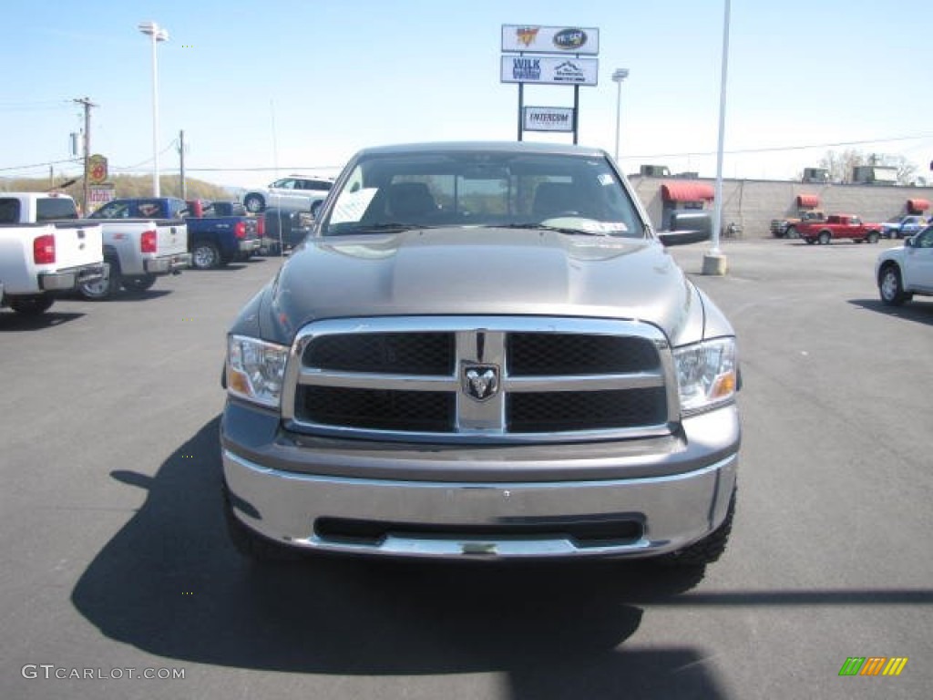 2010 Ram 1500 SLT Quad Cab 4x4 - Mineral Gray Metallic / Dark Slate/Medium Graystone photo #2