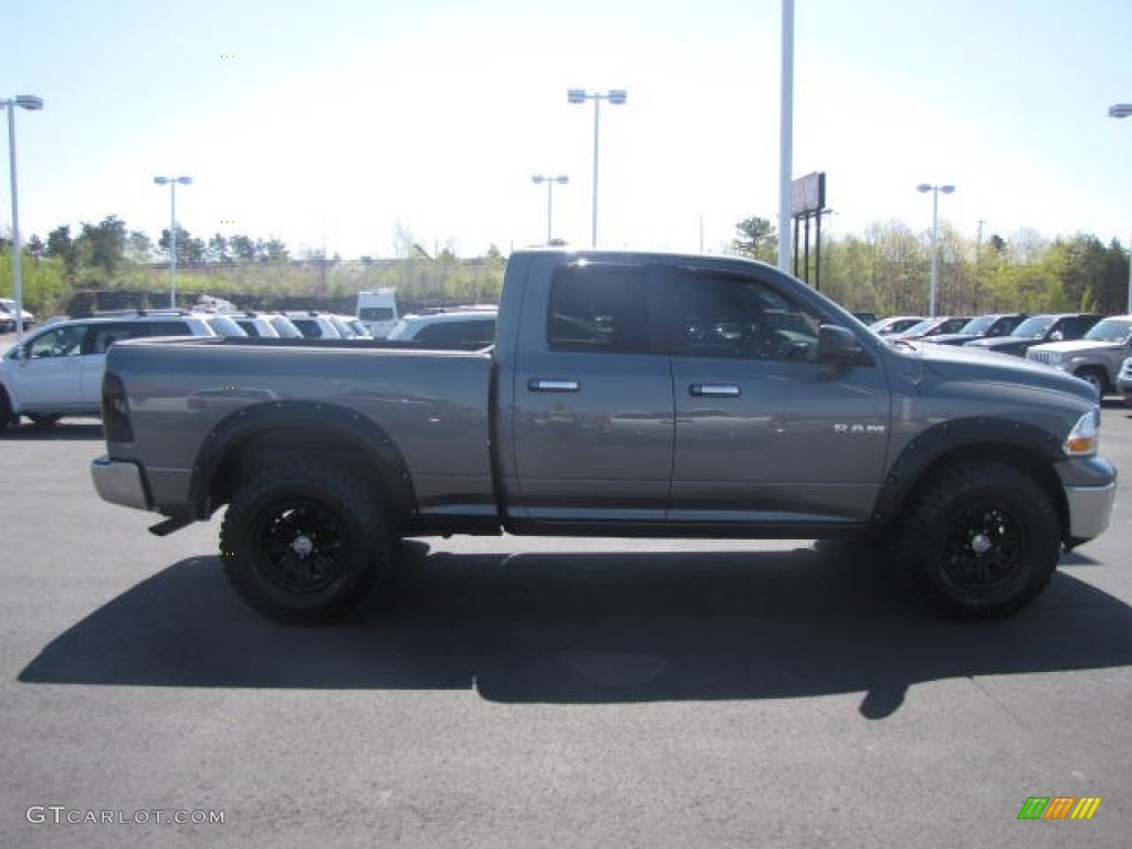 2010 Ram 1500 SLT Quad Cab 4x4 - Mineral Gray Metallic / Dark Slate/Medium Graystone photo #4