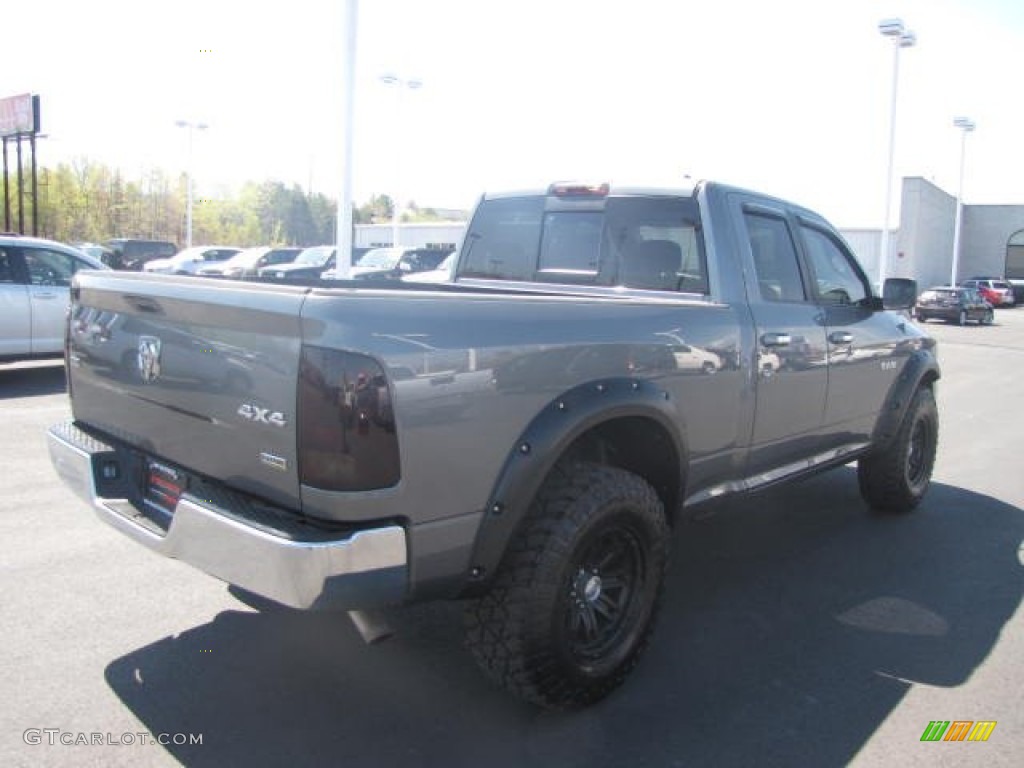 2010 Ram 1500 SLT Quad Cab 4x4 - Mineral Gray Metallic / Dark Slate/Medium Graystone photo #5