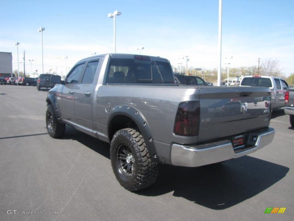 2010 Ram 1500 SLT Quad Cab 4x4 - Mineral Gray Metallic / Dark Slate/Medium Graystone photo #7