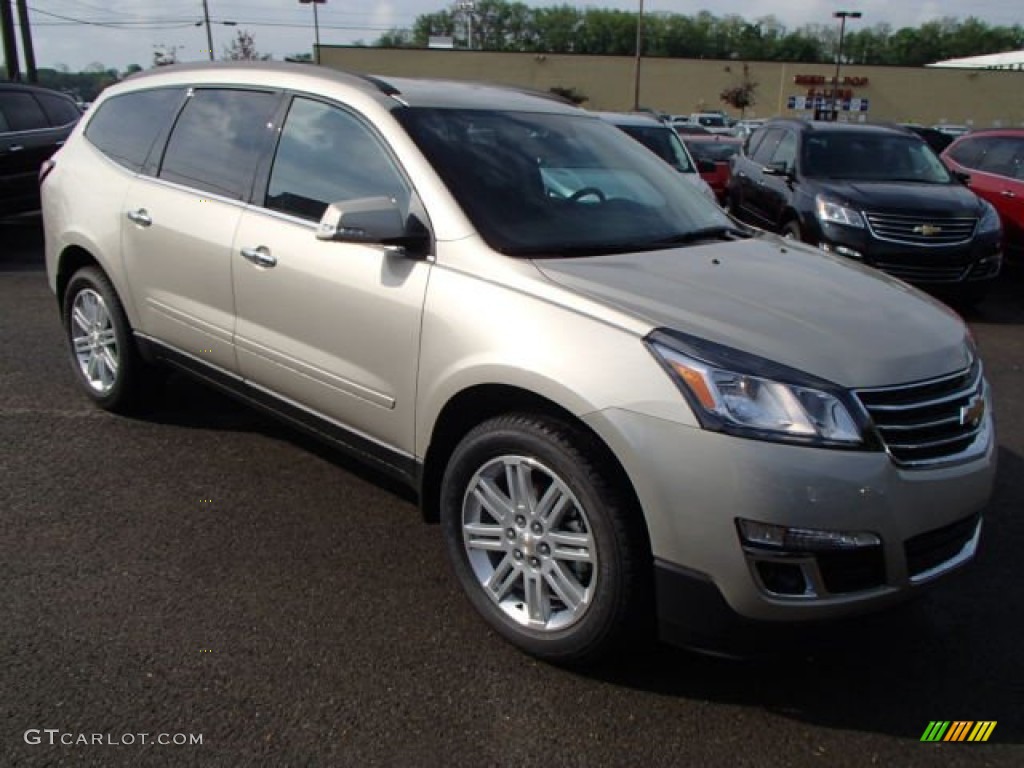 Champagne Silver Metallic 2013 Chevrolet Traverse LT Exterior Photo #81166142