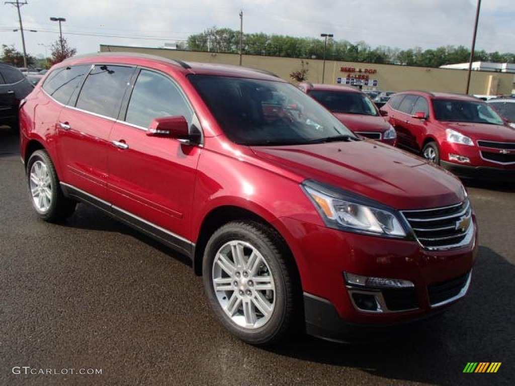 Crystal Red Tintcoat 2013 Chevrolet Traverse LT AWD Exterior Photo #81166485