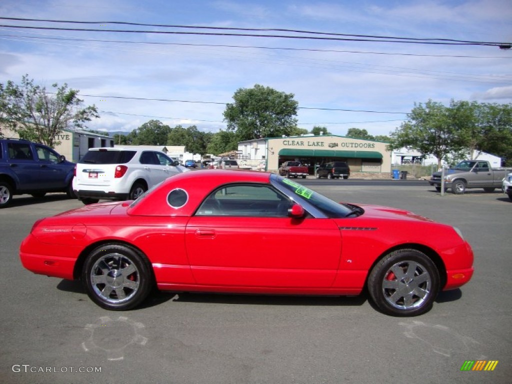 Torch Red 2003 Ford Thunderbird Premium Roadster Exterior Photo #81166527