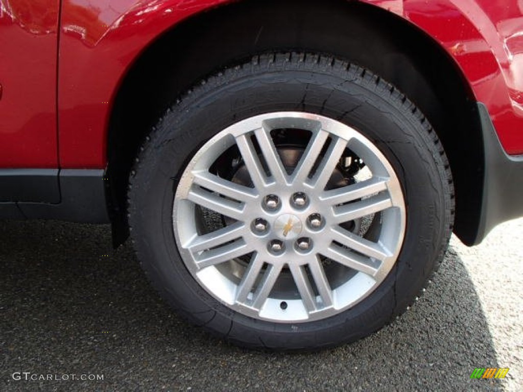 2013 Traverse LT AWD - Crystal Red Tintcoat / Ebony photo #9