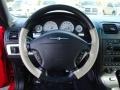 2003 Ford Thunderbird Black Ink Interior Steering Wheel Photo
