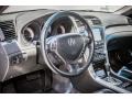 2007 Acura TL Ebony Interior Steering Wheel Photo