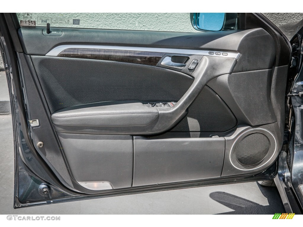 2007 Acura TL 3.2 Ebony Door Panel Photo #81166623