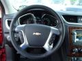 2013 Chevrolet Traverse Ebony Interior Steering Wheel Photo