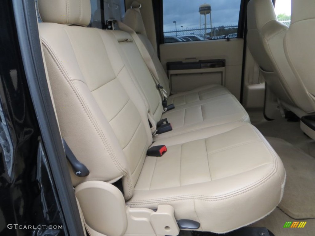 Tan Interior 2008 Ford F450 Super Duty Lariat Crew Cab 4x4 Dually Photo #81166929