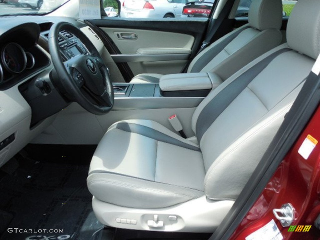 Sand Interior 2010 Mazda CX-9 Grand Touring Photo #81166965